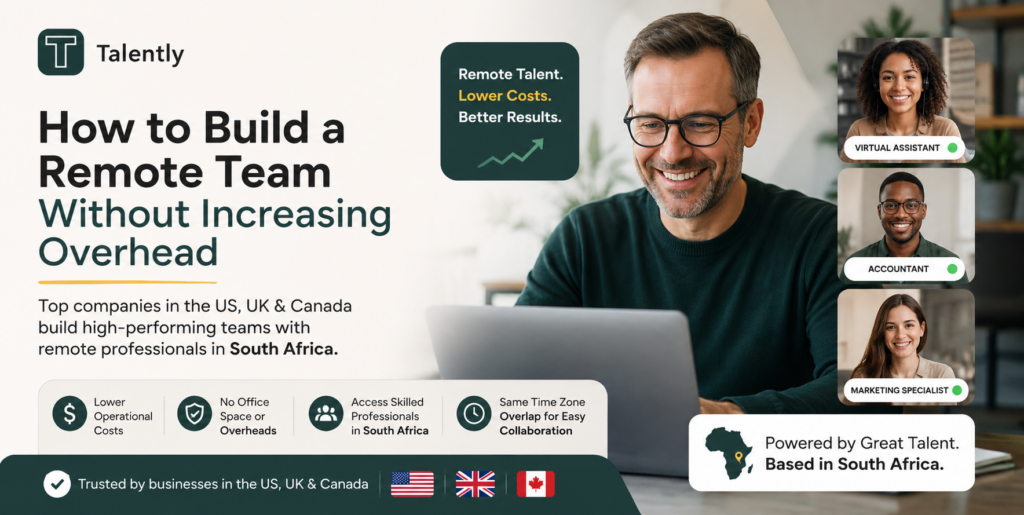 Build a remote team with South African professionals