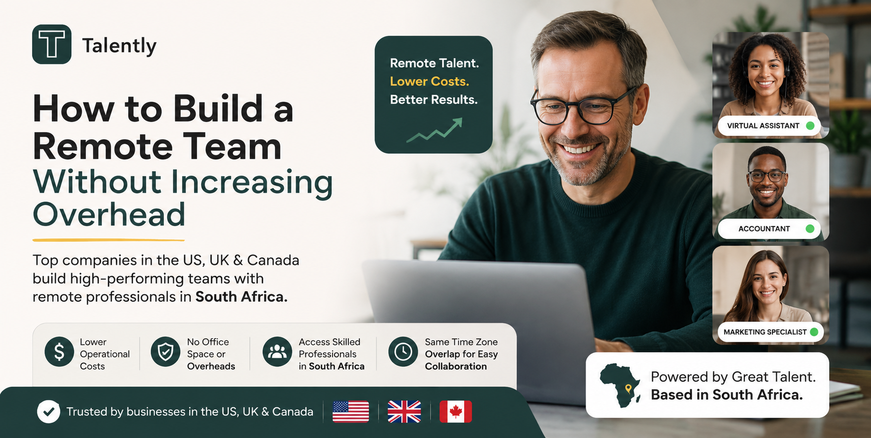Build a remote team with South African professionals