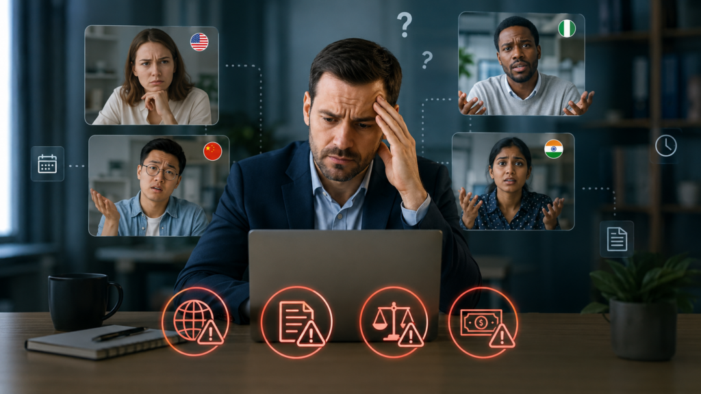 International recruitment and remote team collaboration