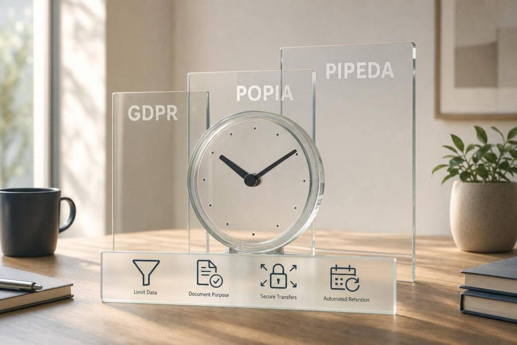 GDPR, POPIA, PIPEDA: Time Tracking Compliance Guide