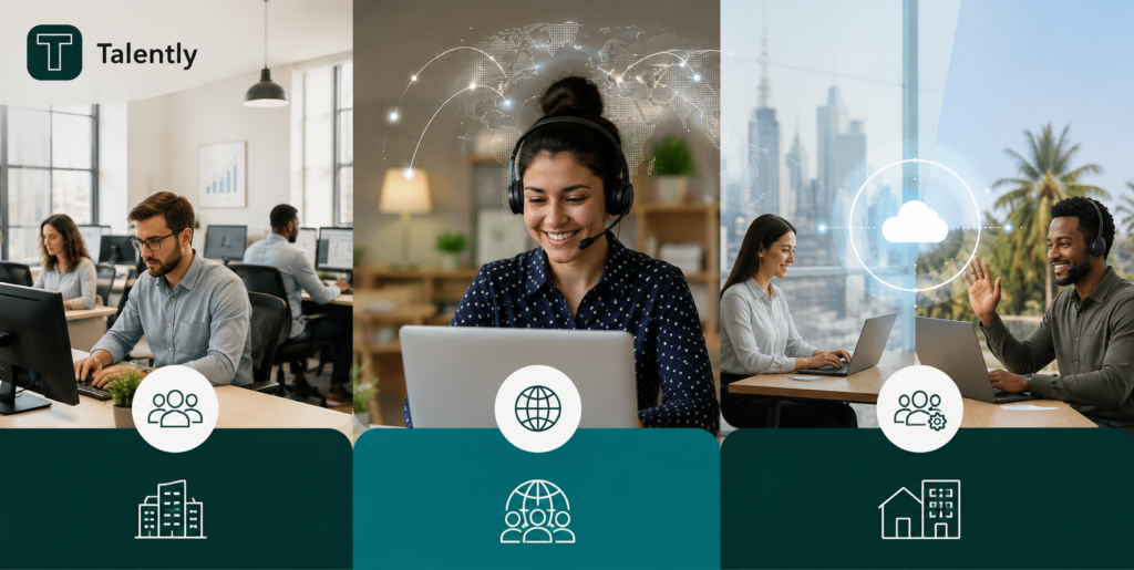 Remote South African customer support agent working